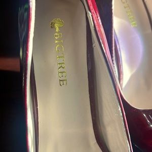 BIGTREE Patent Leather Concise Women's Shoes Pointed Toe Office high heels